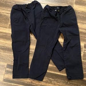 Navy cotton pants (2 pairs)